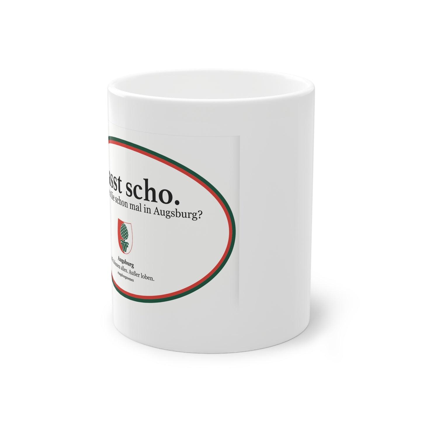 Basst Scho Sticker Tasse