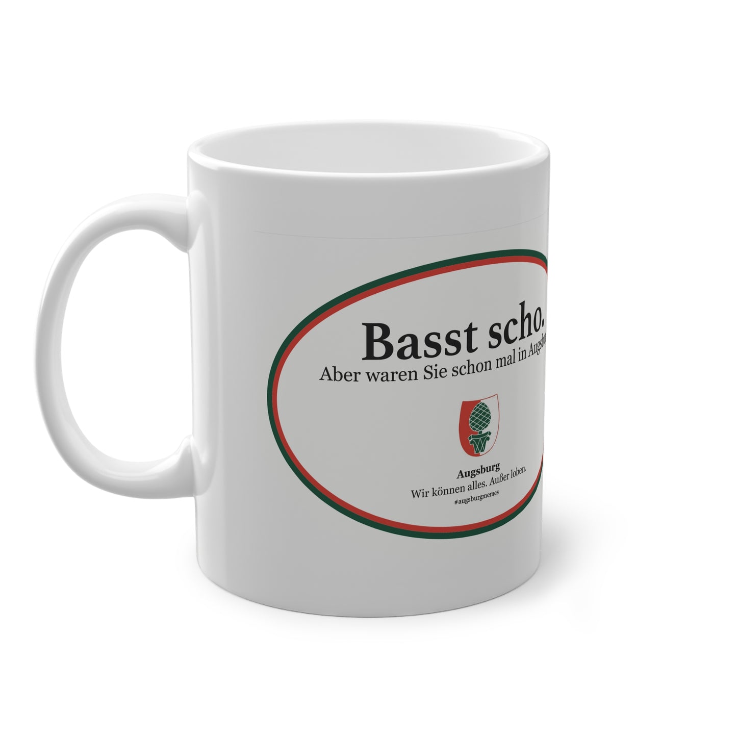 Basst Scho Sticker Tasse