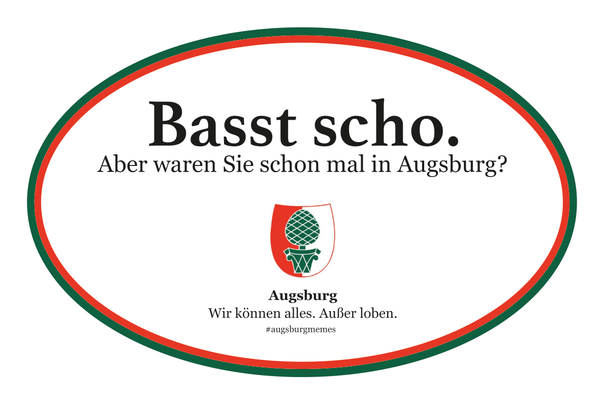 5er Pack "Basst scho." Sticker