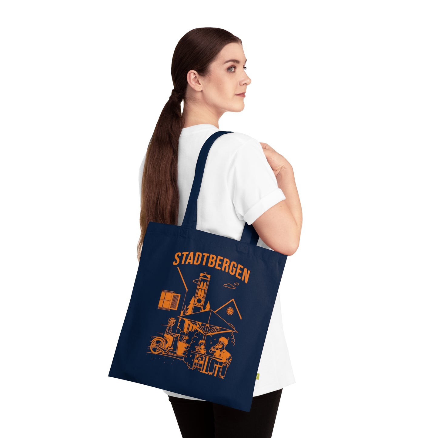 Stadtbergen Tote-Bag Navy Blau