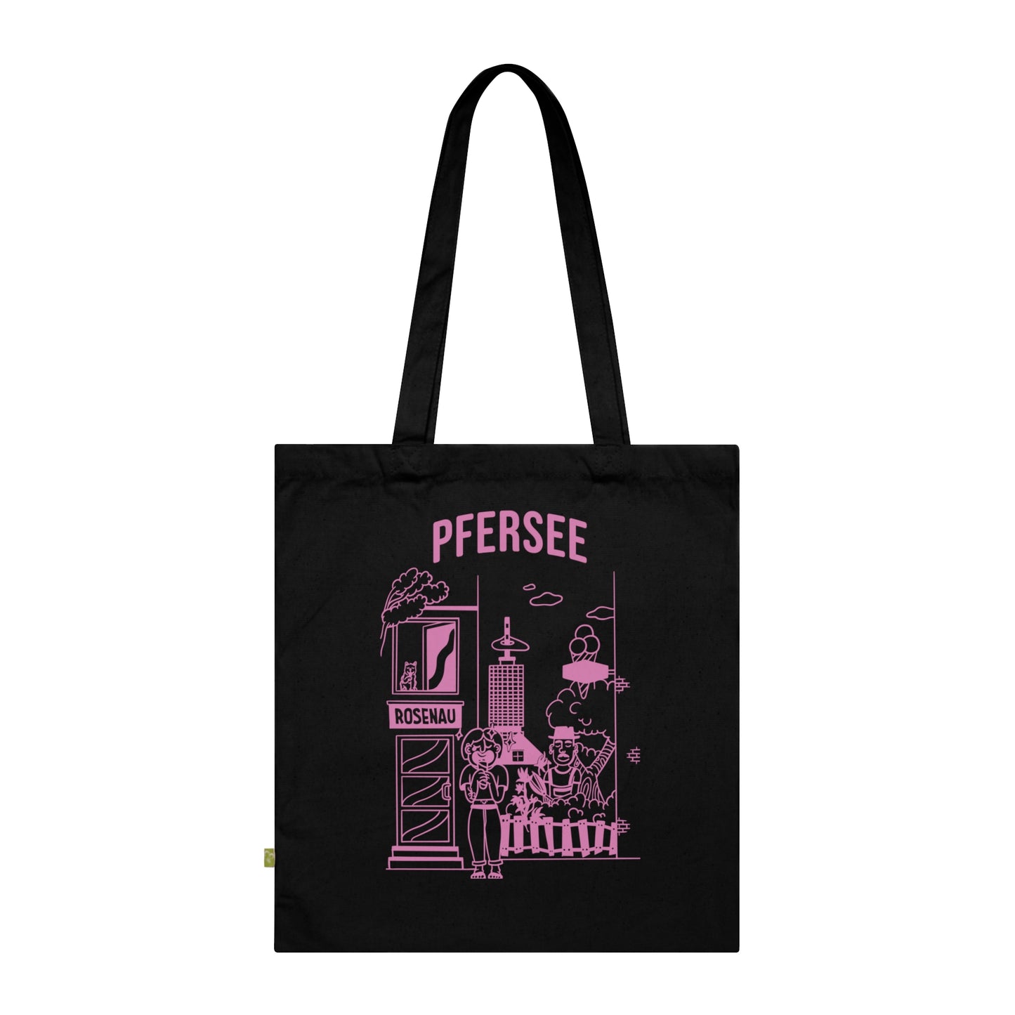 Pfersee Tote-Bag Schwarz