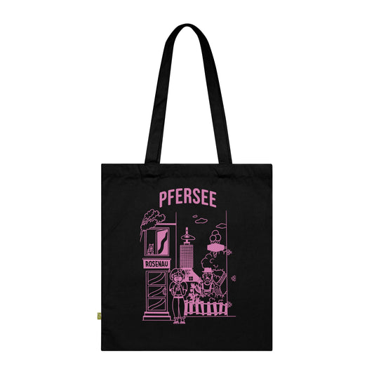 Pfersee Tote-Bag Schwarz