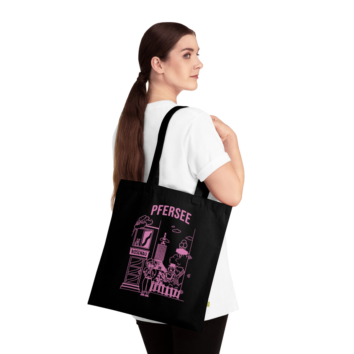 Pfersee Tote-Bag Schwarz
